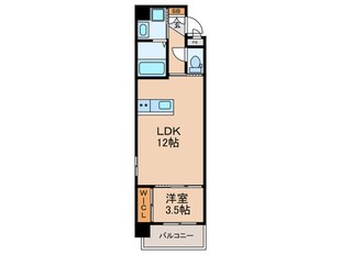 ウイルコート大今里西の物件間取画像